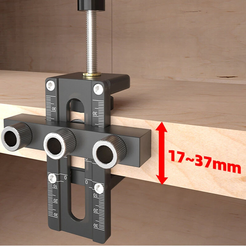 ENJOYWOOD Cabinet Door Mounting Jig - Aluminum Alloy Hardware for Framed & Frameless Cabinets - Image 2