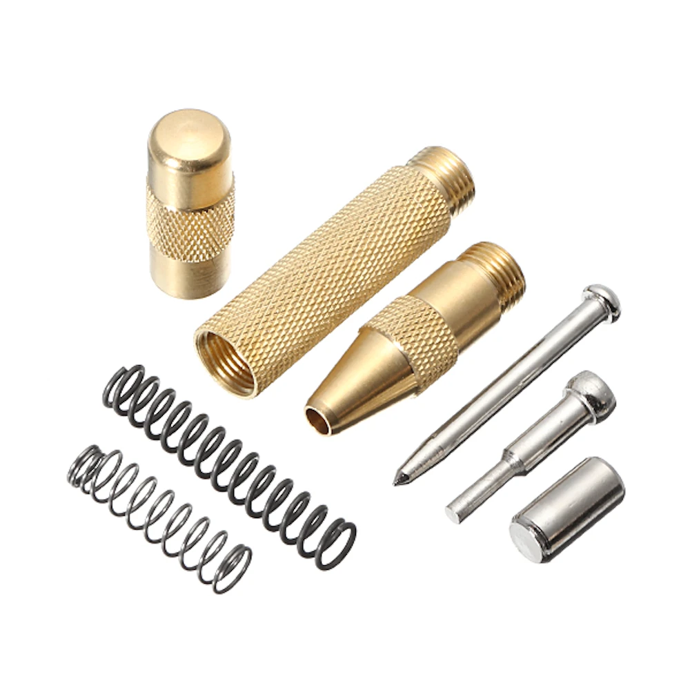 Drillpro 4-Piece Combo | Center Punch Locator & 3pc Step Drill Bits - Hex Shank - Image 4