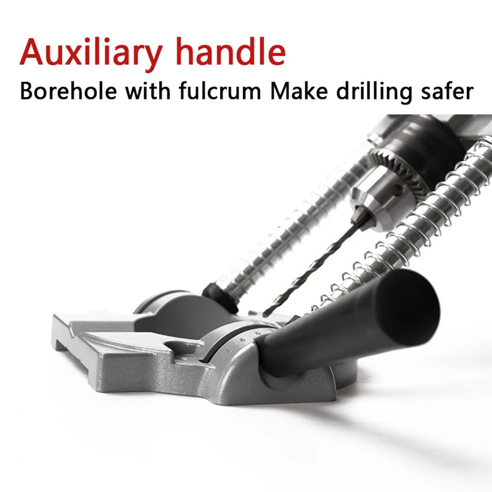 Versatile Drill Stand for Woodworking | Multi-Angle Hole Puncher & Mini Drill Holder - Image 4