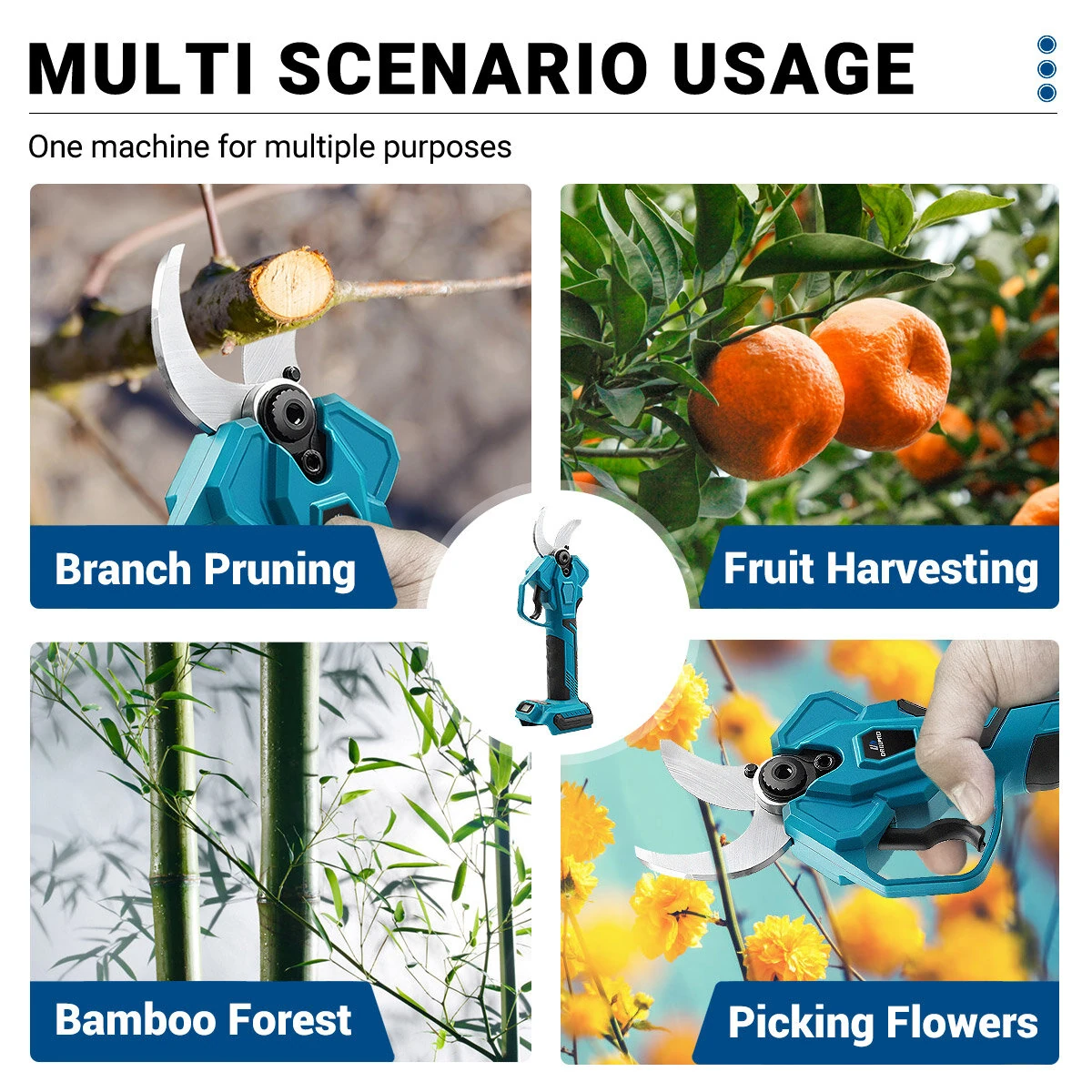 Electric Chainsaw 2-in-1 | Brushless Motor & 35mm Pruning | Telescopic Extension Rod - Image 2