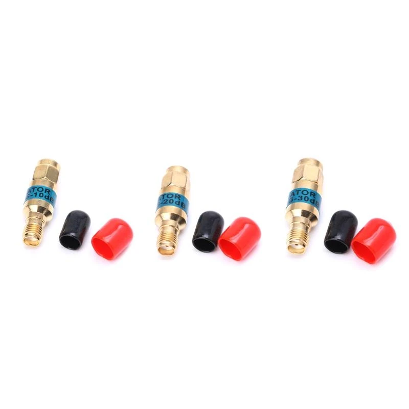 3Pcs 10DB 2W 0-6GHz SMA RF Coaxial Attenuator | SMA Male to Female - Image 5
