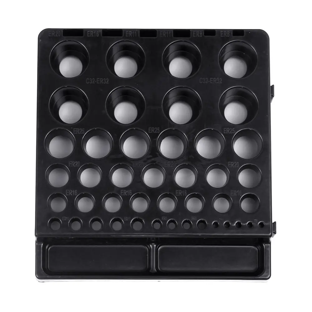 ER Collet Chuck Storage Box 230x210x40mm | Plastic CNC Tool Holder Case for Milling Cutters - Image 5