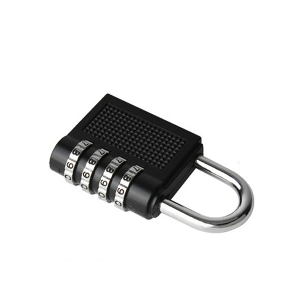 Zinc Alloy 4-Digit Combination Lock | Black Mechanical for Gate Gym Locker - Image 2