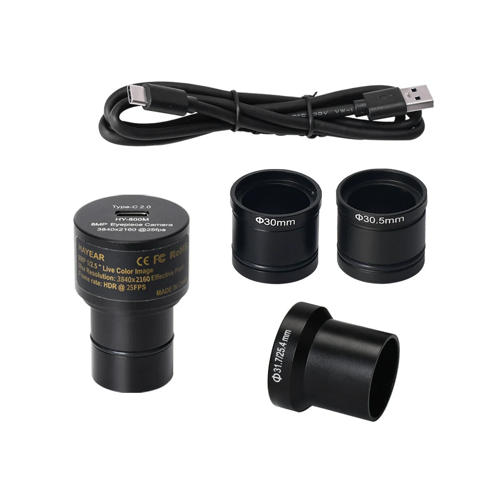 HAYEAR Digital Microscope Camera - 4K FHD IMX377 CMOS USB Eyepiece | Free Driver - Image 2