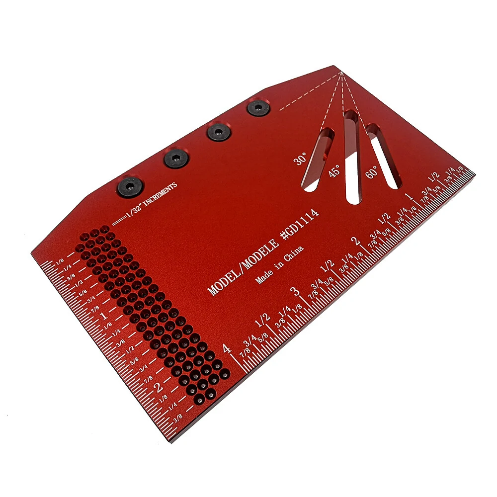Mohoo Aluminum Alloy Saddle Layout Square - 3D Mitre Angle Measuring Tool - Image 4