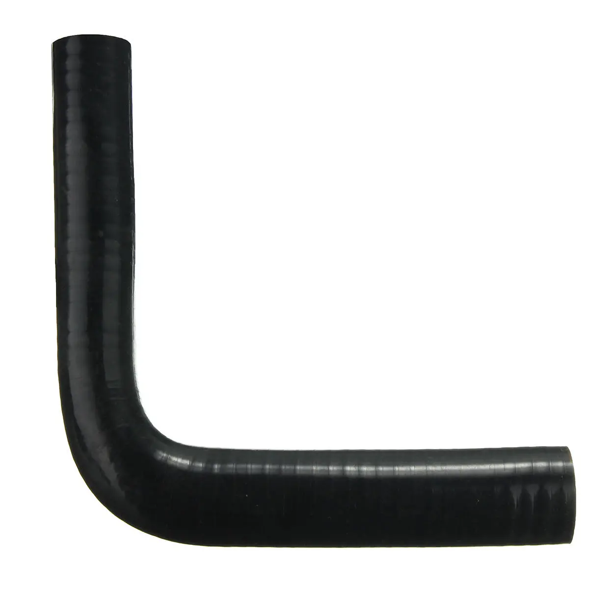 Black 150mm Silicone Turbo Coolant Hose - 90 Degree Vacuum Tube - Image 3