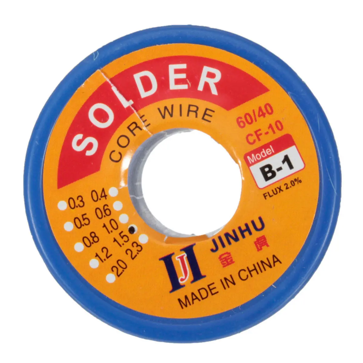 60/40 Tin Lead Solder Wire - 500g Roll, 1.5mm, 2.0% HQ Flux for Electronics - Image 3