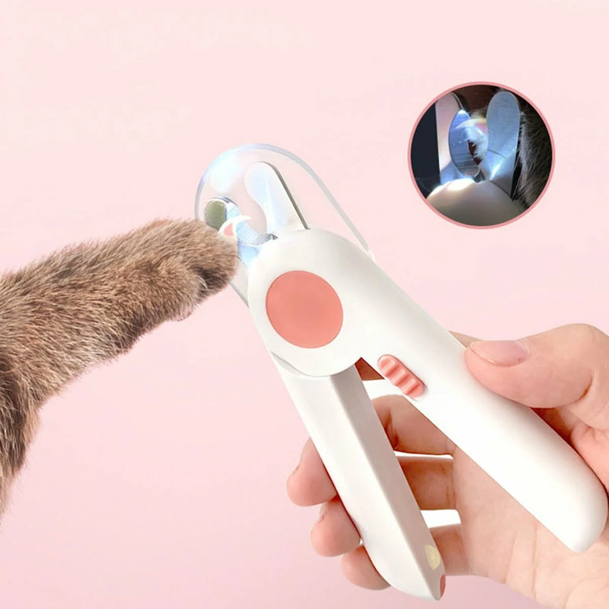 Professional LED Pet Nail Trimmer - Cat & Dog Claw Clippers Grinder Grooming Tool - Image 2