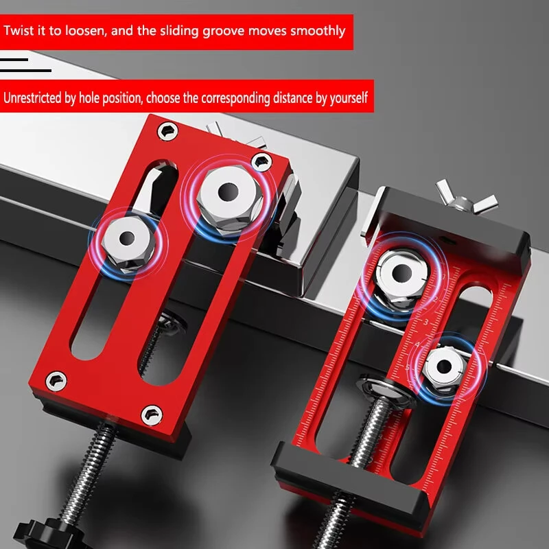 Universal Aluminum Profile Drilling Jig | Drill Sleeve & Punching Locator Tool - Image 4