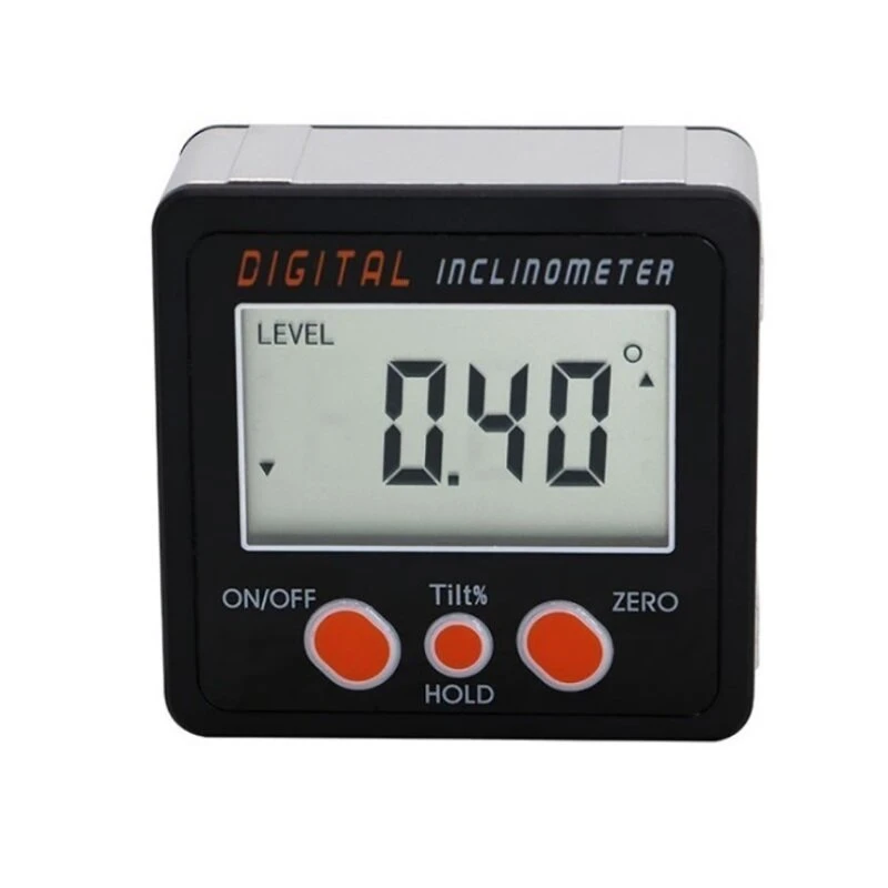 Aluminum Digital Inclinometer | Magnetic Angle Ruler with Gradient Level Display - Image 2