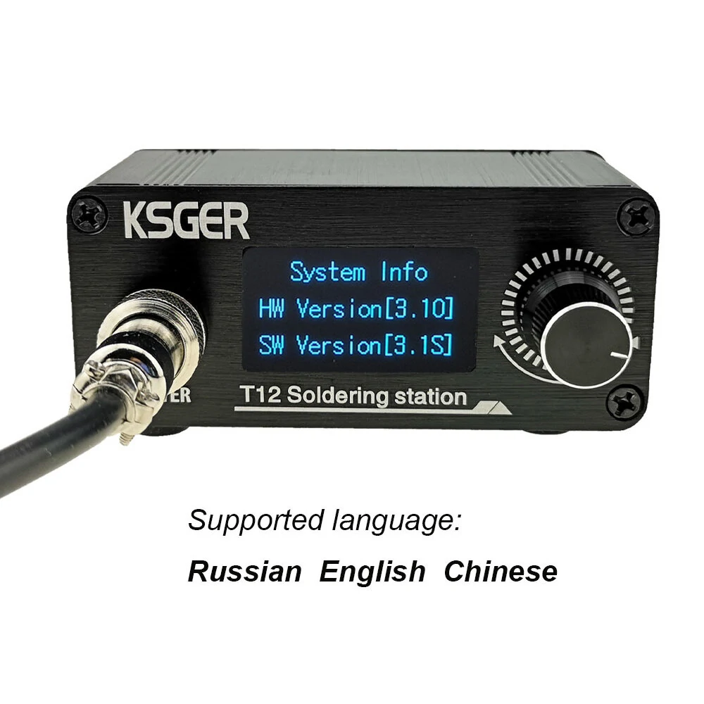 KSGER STM32 V3.1S T12 Soldering Station - OLED Display & Quick Heating 8s - Image 2