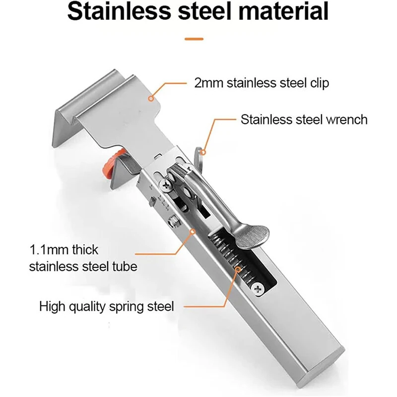Drawer Front Installation Clamps - Adjustable Fixing Clips for Easy Panel Mounting - Image 3