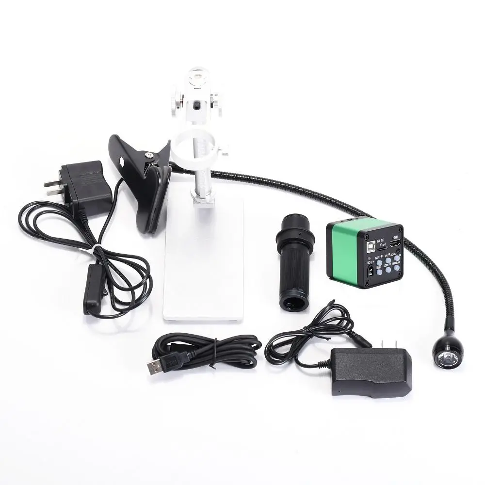 HAYEAR 48MP Digital Microscope Camera | 100X Lens & LED Ring Light | For Soldering Repair - Image 4