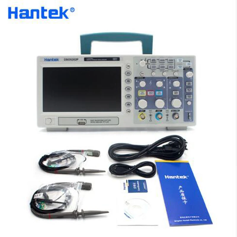 Hantek DSO5202P Digital Oscilloscope | 200MHz 1GSa/s 2 Channel 7 USB - Image 2