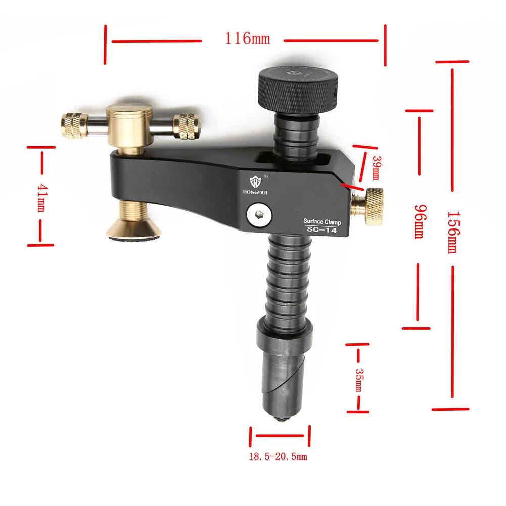 HONGDUI SC-14 Woodworking Clamp - Aluminum Alloy Table Hold Down Clamp for DIY - Image 2