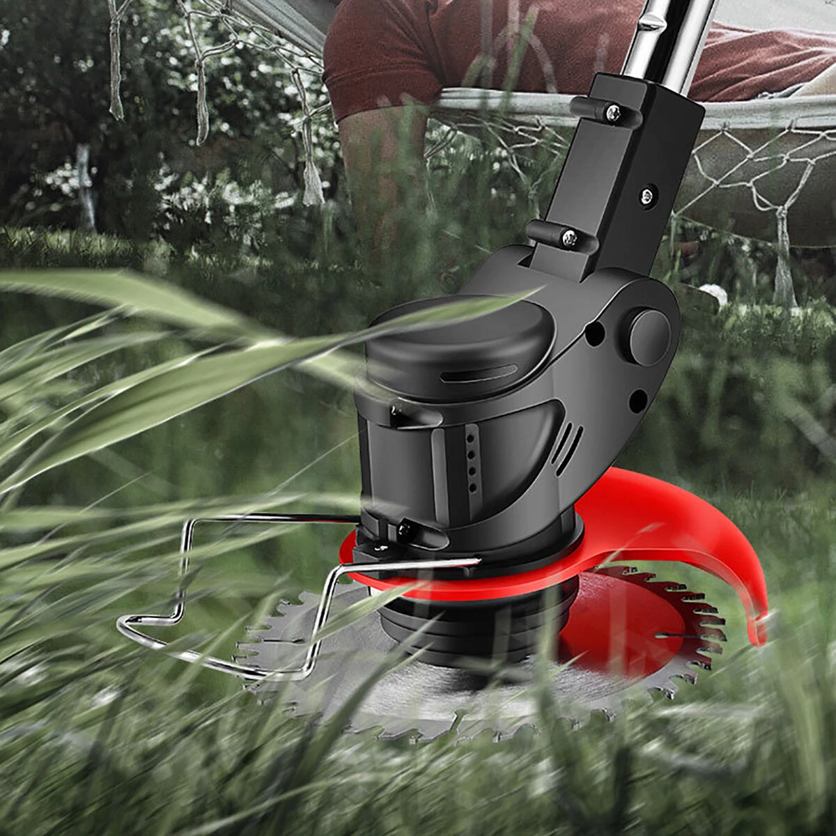21V 7500mAh Cordless Electric Lawn Mower & Grass Trimmer Kit - Rechargeable - Image 5