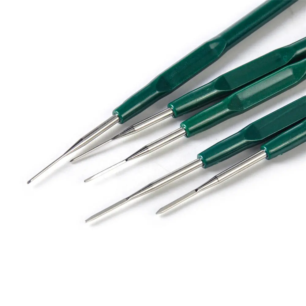 5pcs Car Cable Terminal Removal Tool | Wire Plug Pin Dismount Repair Kit - Image 4