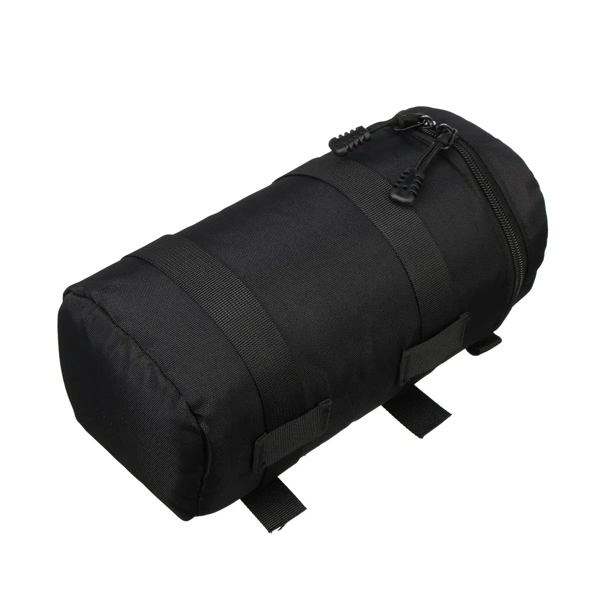 Portable Waterproof Camera Lens Case Pouch - Soft Black Bag for Standard Zoom Lenses - Image 5