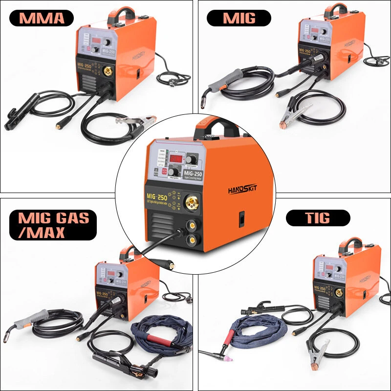 Handskit MIG-250 4-in-1 Welding Machine | 220V MIG MMA TIG Spot Welder | Portable - Image 2