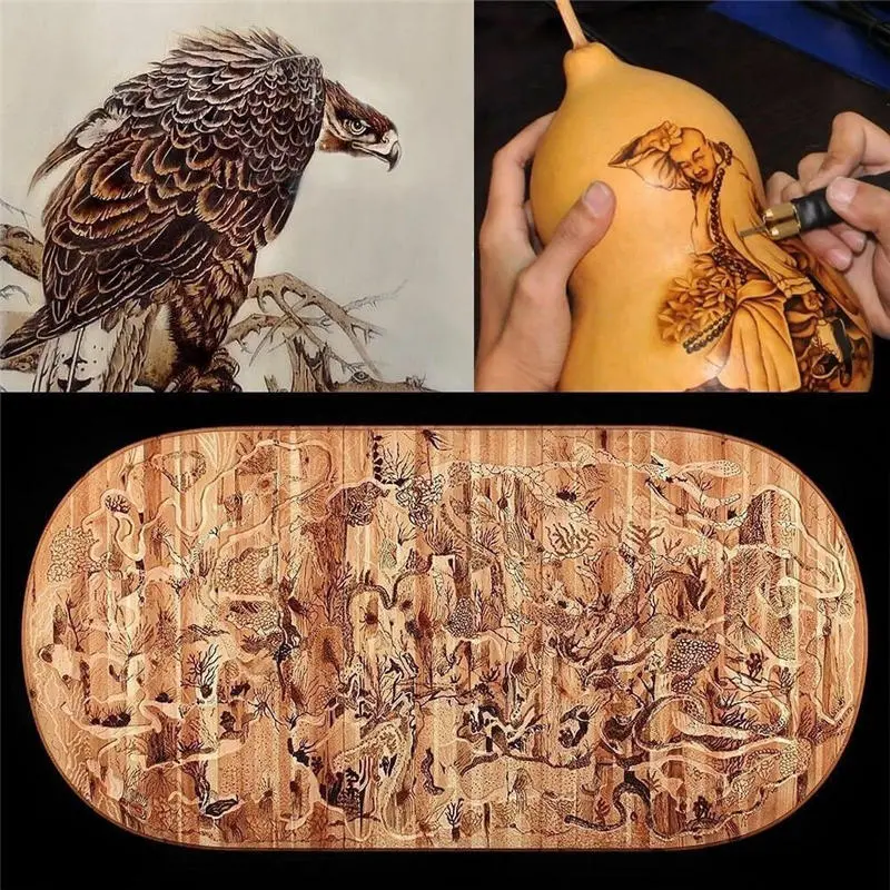 Wood Burning Tool Kit 40W - Pyrography Art Pen with Tips - 110V/220V Soldering Iron Set - Image 5