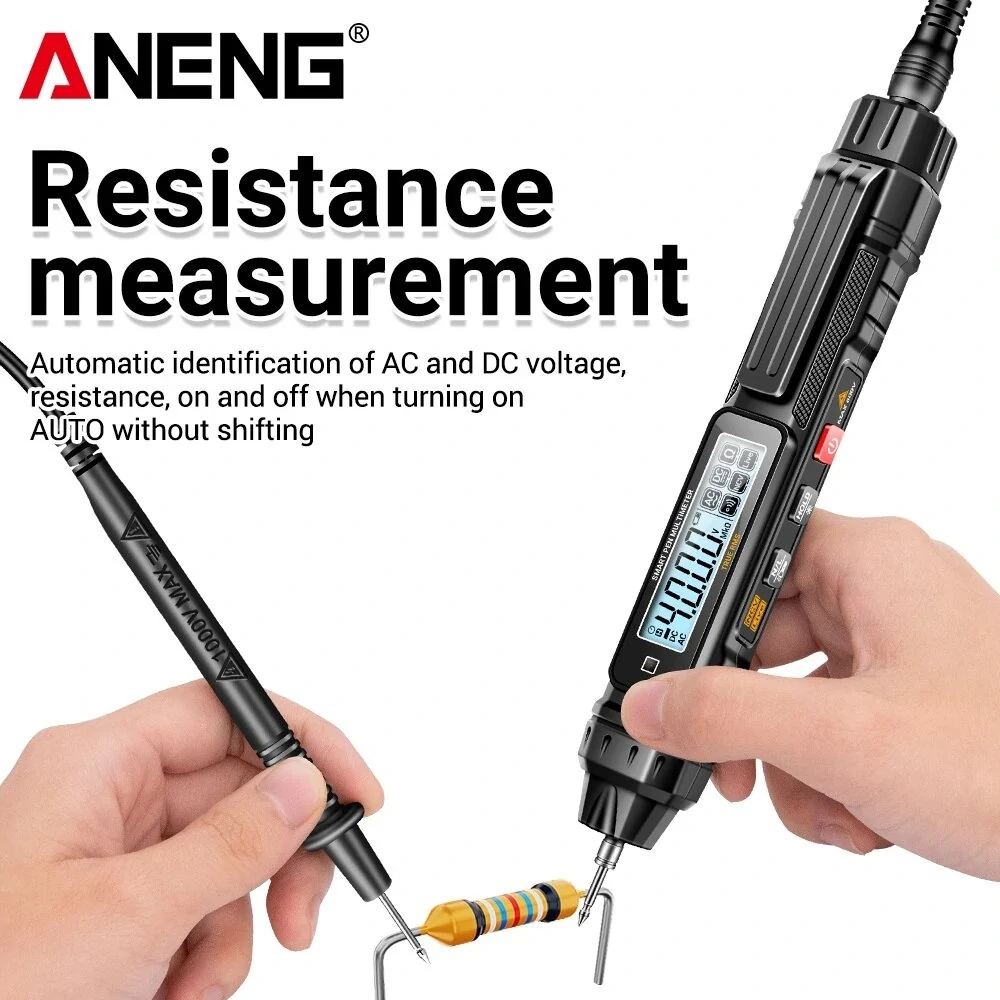 ANENG A3005 Digital Multimeter Pen | 4000 Counts | NCV AC/DC Voltage Tester - Image 3