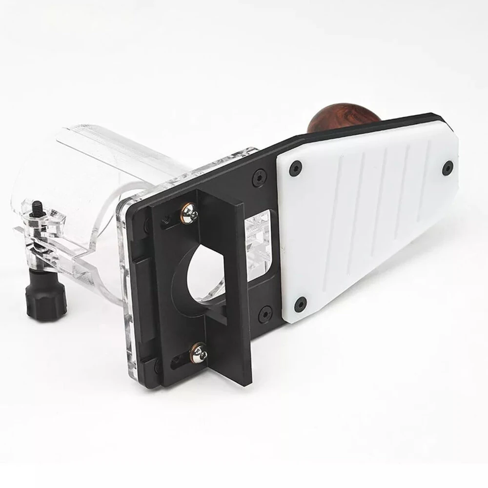 Aluminum Alloy Edge Trimmer - 65mm Adjustable Fence & Wood Handle | Arc & Corner Chamfering Tool - Image 4