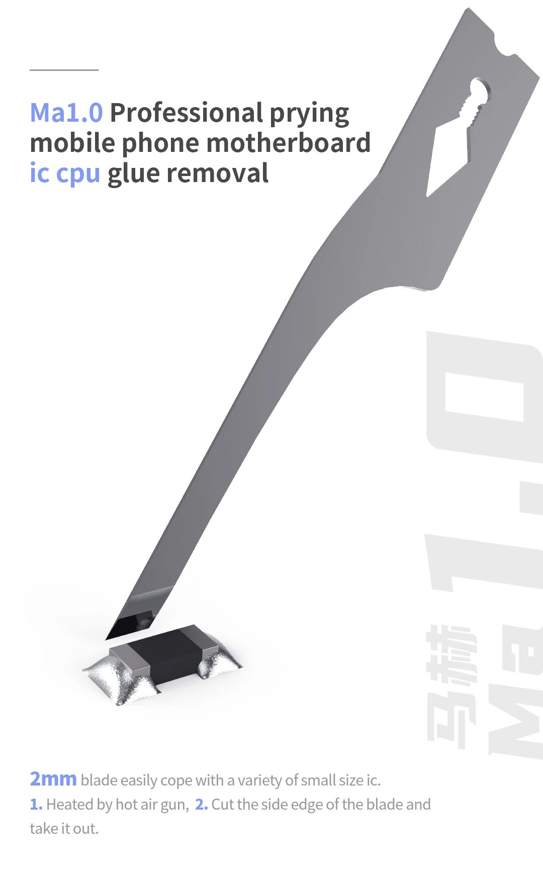 Trom Handmade MA 1.0 MA 2.0 MA 3.0 Prying Tools - Professional Mobile Phone Motherboard Repair Kit - Image 2
