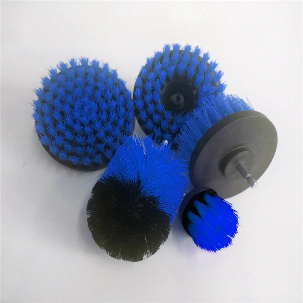 5pcs 2/3.5/4/5 Drill Brush Scrubber Cleaning Brush Yellow Blue Red - Image 3