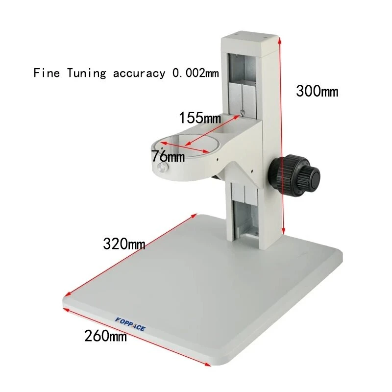 KOPPACE Microscope Bracket | 0.002mm Fine-Tuning Accuracy | 76mm Lens & 100mm Stroke - Image 3