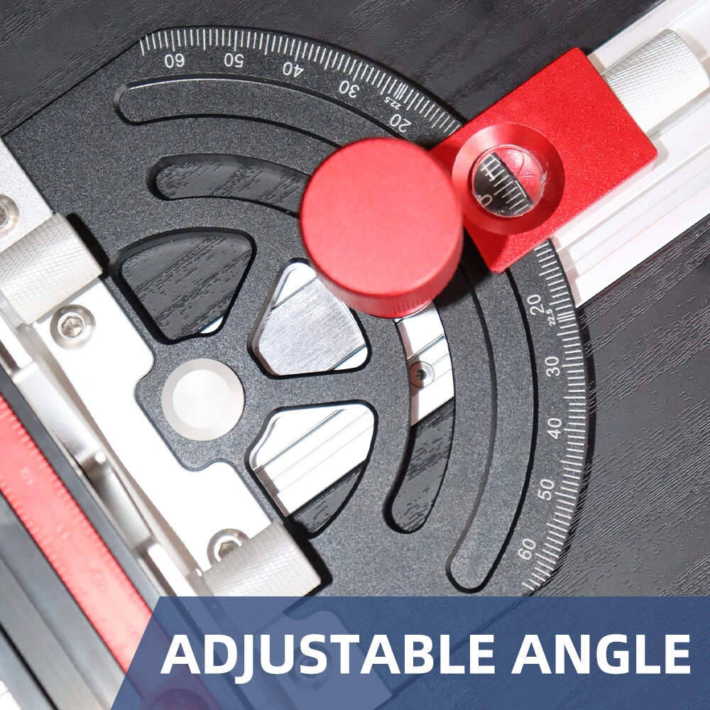 ENJOYWOOD Miter Gauge with Extendable Fence & Flip Stop | Adjustable for Accurate Cuts - Image 5
