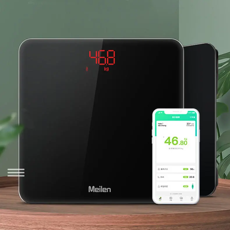 Meilen Bluetooth Smart Body Fat Scale - Rechargeable with Fitness App - Image 3