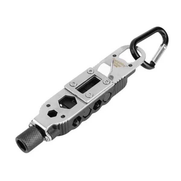 Multi-function Stainless Steel Screwdriver - LED Light & Bottle Opener Repair Tool - Image 4