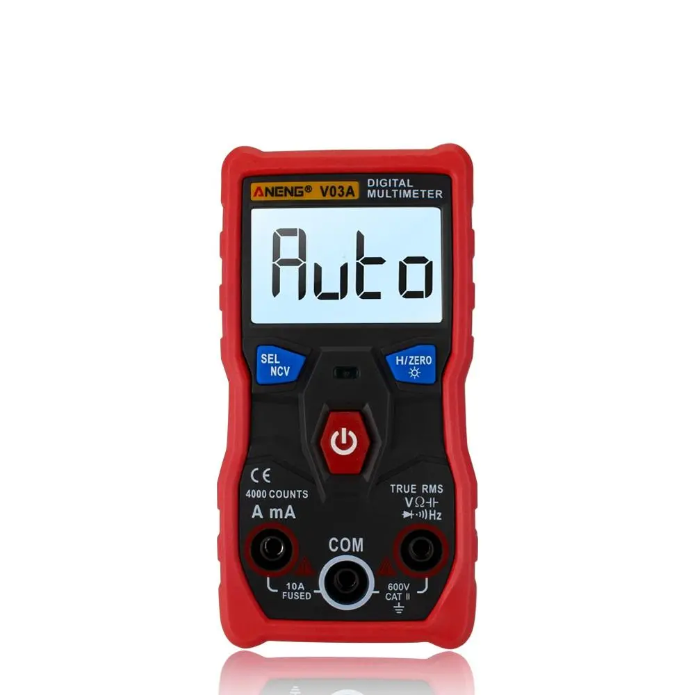 ANENG V03A True RMS Digital Multimeter - 4000 Counts, Auto-Ranging, NCV & Frequency - Image 2