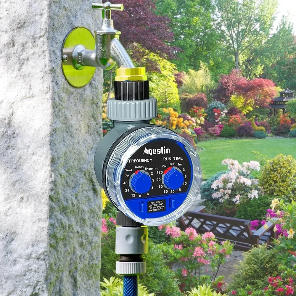 Aqualin Automated Garden Water Timer - 2 Pack with Sensor & Manual Override - Image 2
