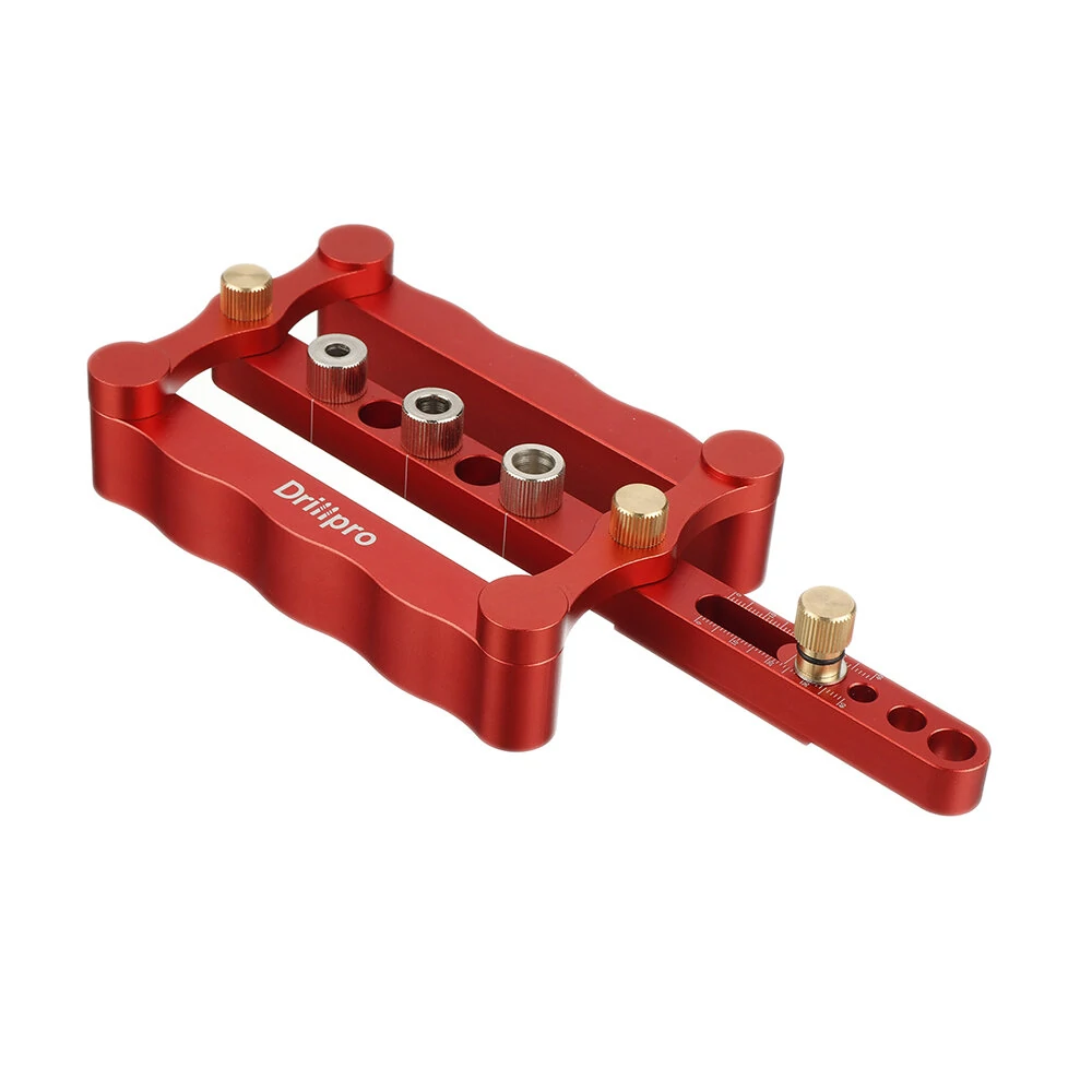 Drillpro Self Centering Dowelling Jig | Metric 6/8/10mm Precise Punch Locator Tool - Image 2