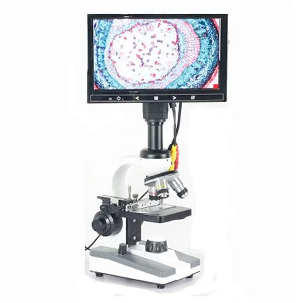 7 Inch Screen Sperm & Live Blood Analysis Microscope | Darkfield Biological Microscope - Image 2