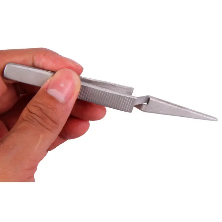 BEST BST-F12.5 Self Tweezer | 12.5cm Stainless Steel | For Phone & Laptop Repair - Image 4