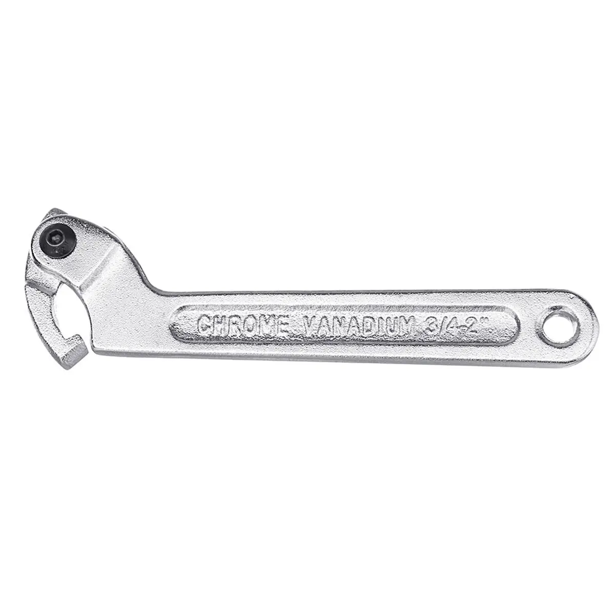 Chrome Vanadium Adjustable C-Spanner Wrench | 19-120mm Range | Hook Wrench Tool - Image 5