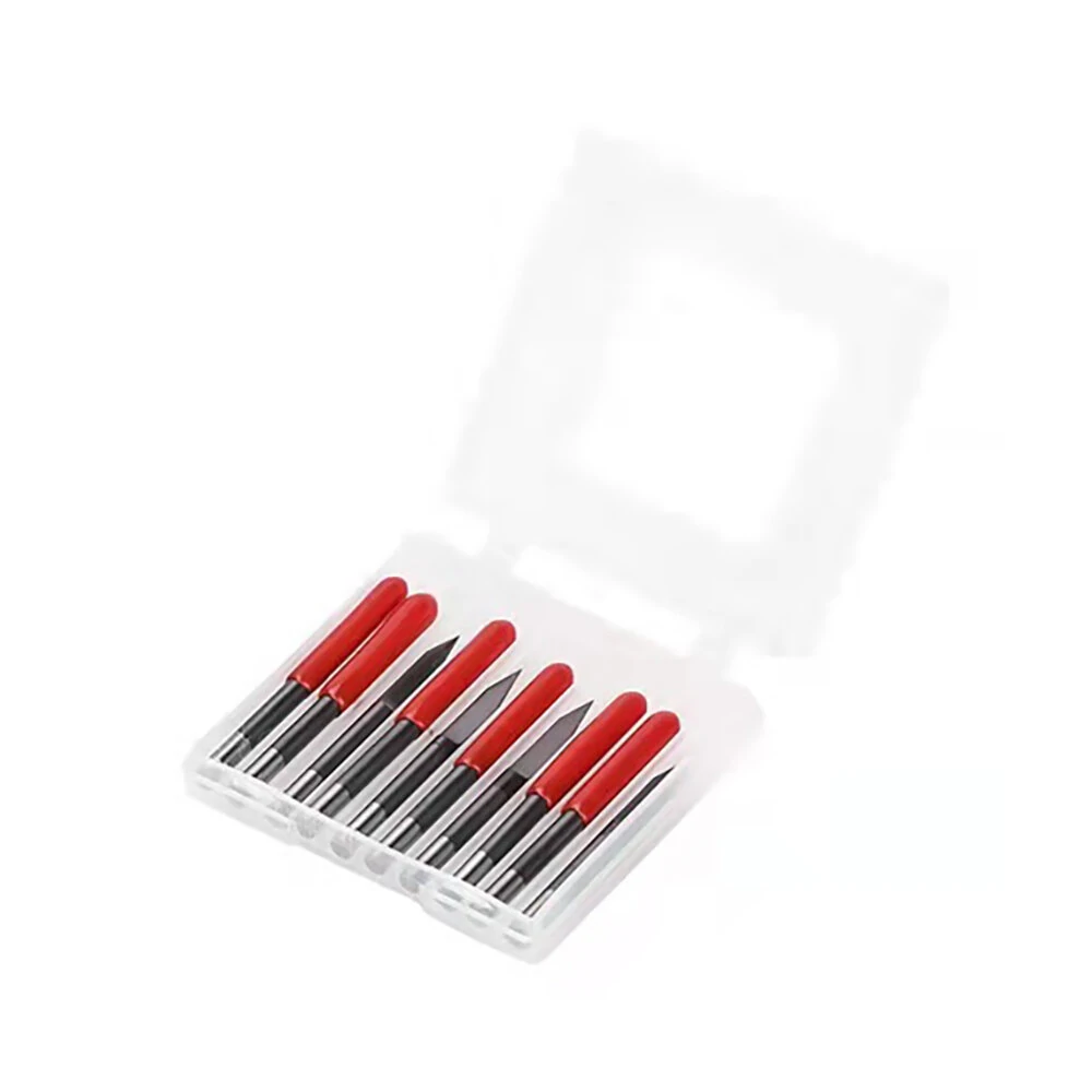 10Pcs 3.175mm Shank 30 Degree V-bit Engraving Set | 0.1/0.2mm Tip for CNC Router - Image 4