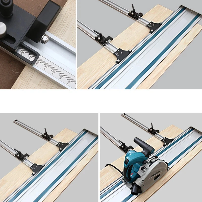 Wnew Track Saw Guide Rail System | Parallel Rail for Makita & Festool | Woodworking Joining Set - Image 4