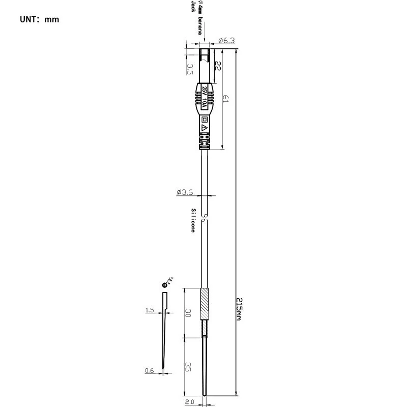 4mm Sheathed Banana Plugs & Adapters | Multimeter Test Hook Connectors | Secure Signal Integrity - Image 5