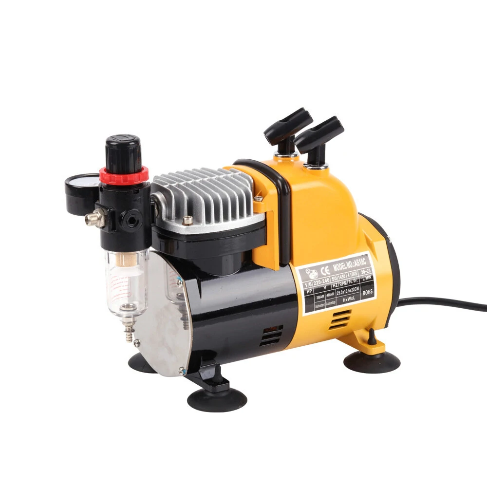Airbrush Pump Set - Oil-Free Silent Airbrushing System Kit for Woodworking - Image 5