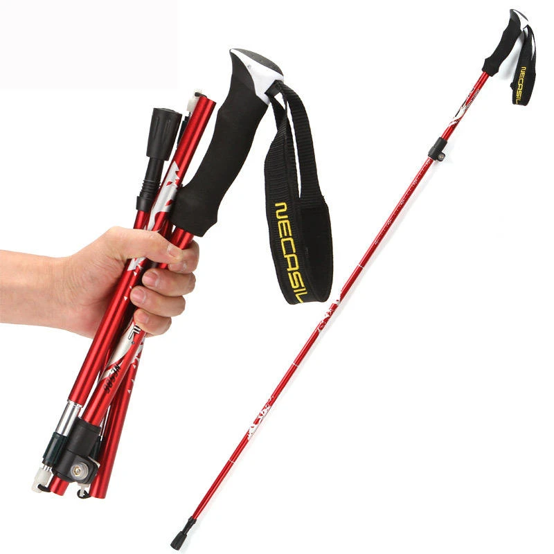 Black Diamond Ultralight Foldable Trekking Pole - EVA Foam Handle & 5 Rubber Tips - Image 2
