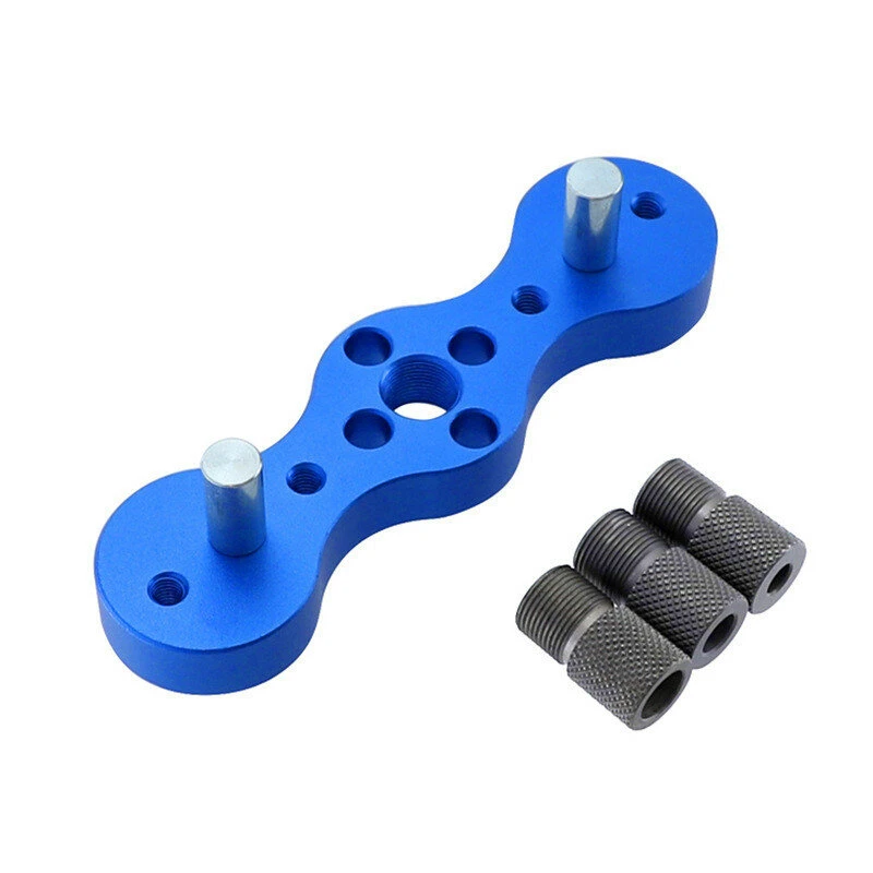 Aluminum Alloy Woodworking Dowelling Jig - 6/8/10mm Self Centering Drill Guide Kit - Image 2