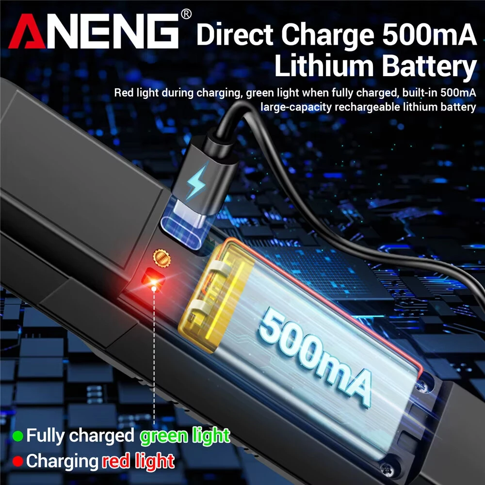 ANENG A3016 Digital Multimeter Pen - AC DC Voltage Tester | High Precision Resistance & Rechargeable - Image 5