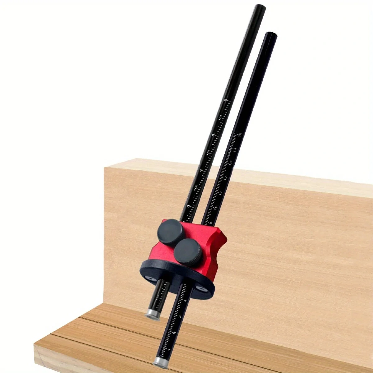 Double Head Wheel Marking Gauge - Aluminum Parallel Line Tool with Inch & MM Scale - Image 5