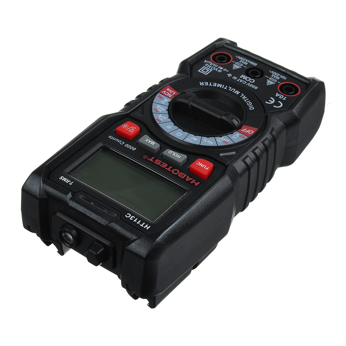 HT113C Professional Digital Multimeter - LCD Handheld with Flashlight | AC/DC Voltage Tester - Image 5