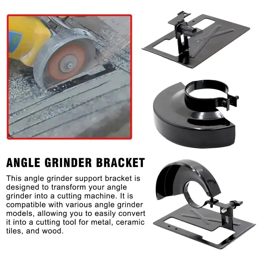 Angle Grinder Base Bracket - Adjustable Thickened Base Plate for Woodworking & Cutting - Image 2