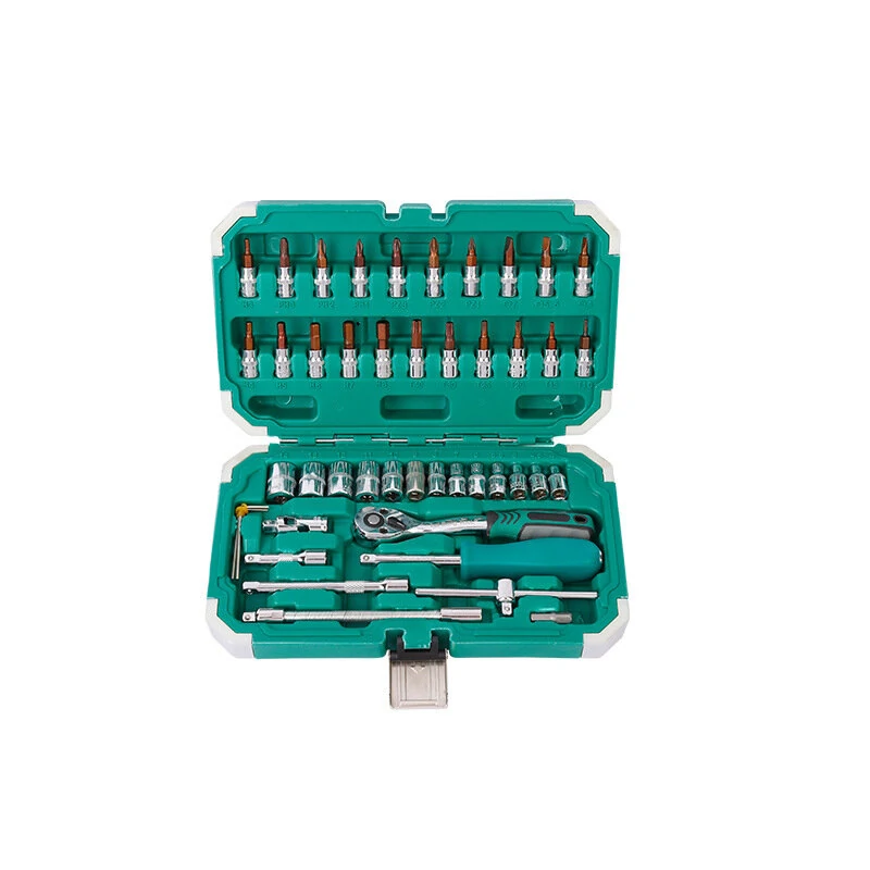 Crescent 46-Piece 1/4-Inch Drive Socket Wrench Set | Auto & Car Repair Tool Kit - Image 2