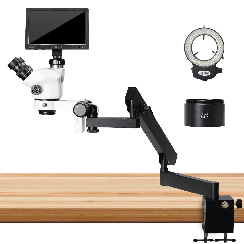 HAYEAR HY-1090 Digital Microscope - 10 IPS Screen 16MP Camera | 3.5X-50X - Image 5